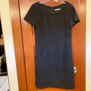 Eliza J black short sleeve dress
